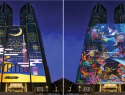 Pertunjukan Video Mapping Landmark Shinjuku Memecahkan Rekor Dunia